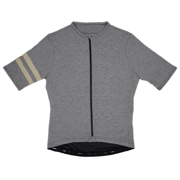 Summer Wool Short Sleeve Cycling Jersey - Greystone - Pinebury
