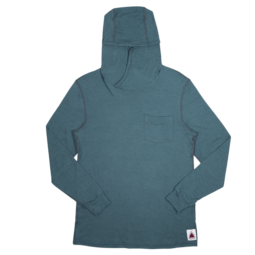 Summer Wool Hoodie Sun Shirt - Silver Pine - Pinebury