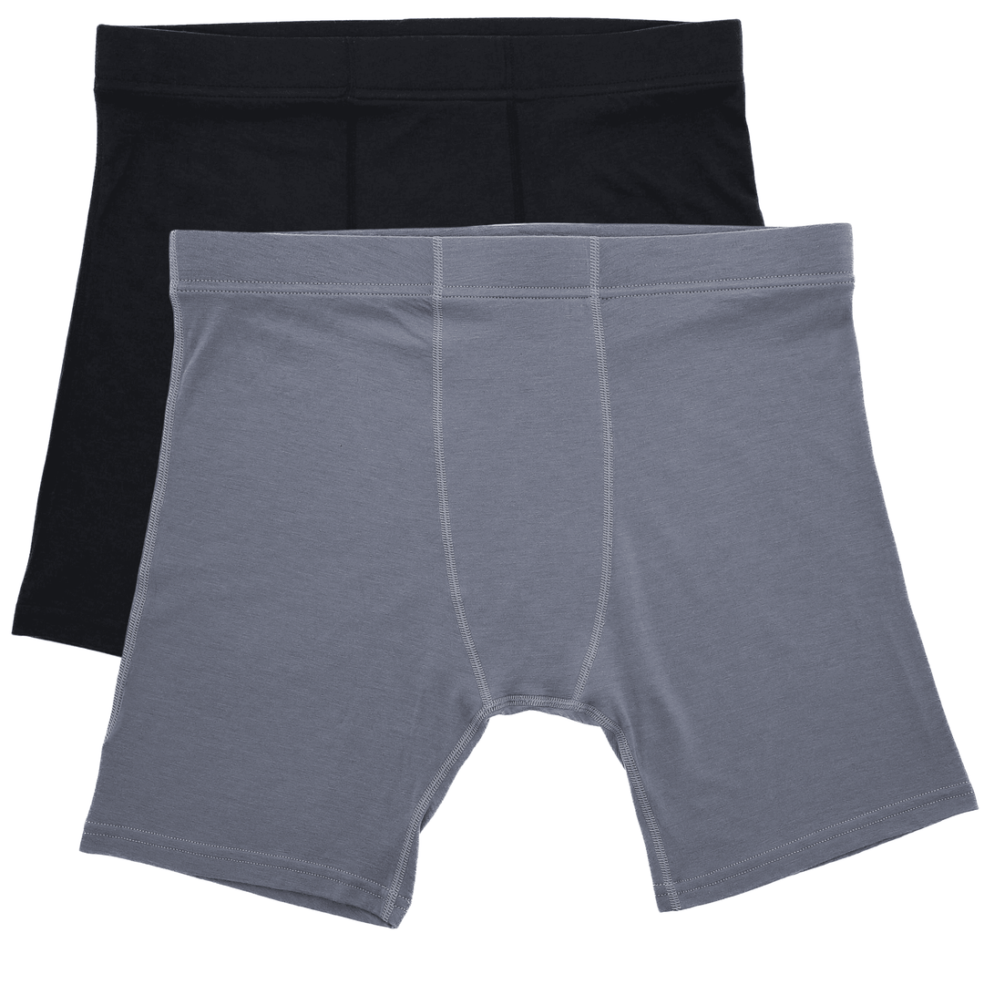 Merino Wool Boxer Briefs Two-Pack - Pinebury