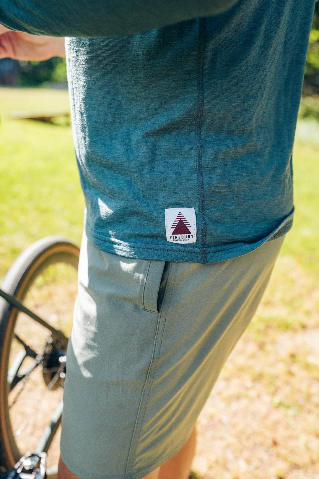Summer Wool Hoodie Sun Shirt - Silver Pine - Pinebury