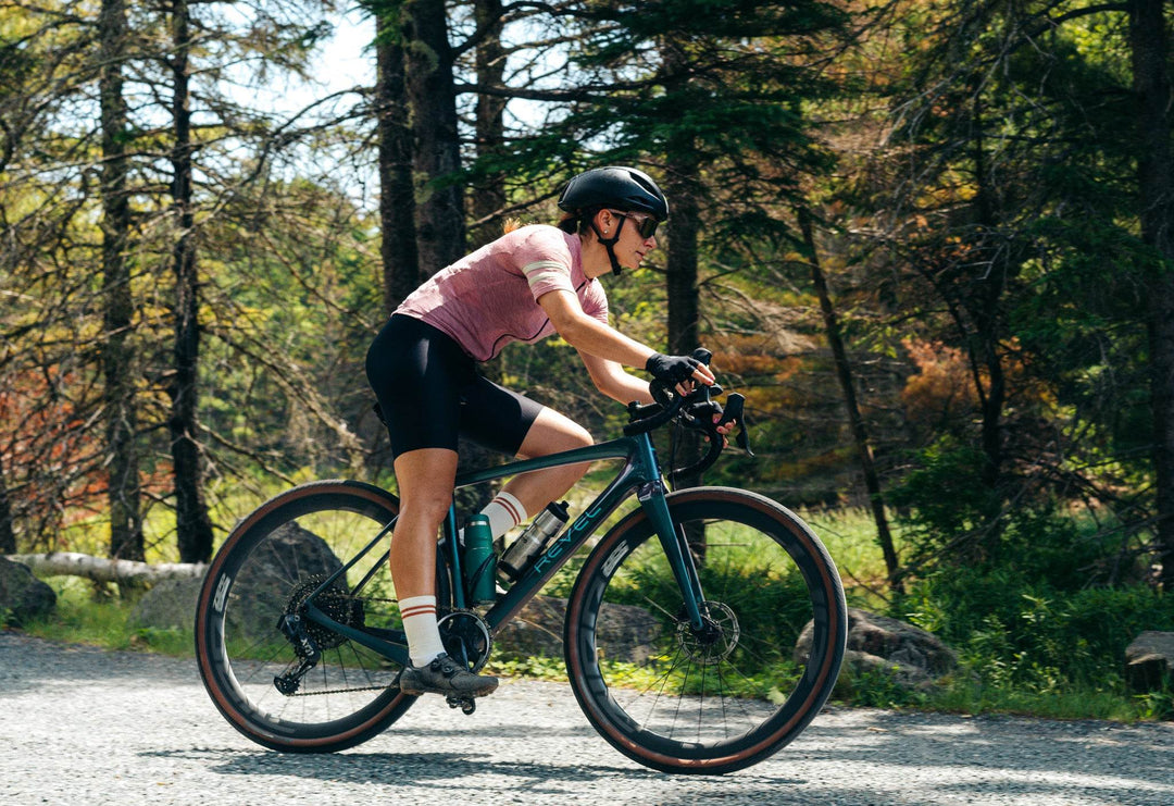 Summer Wool Short Sleeve Cycling Jersey - Rose - Pinebury