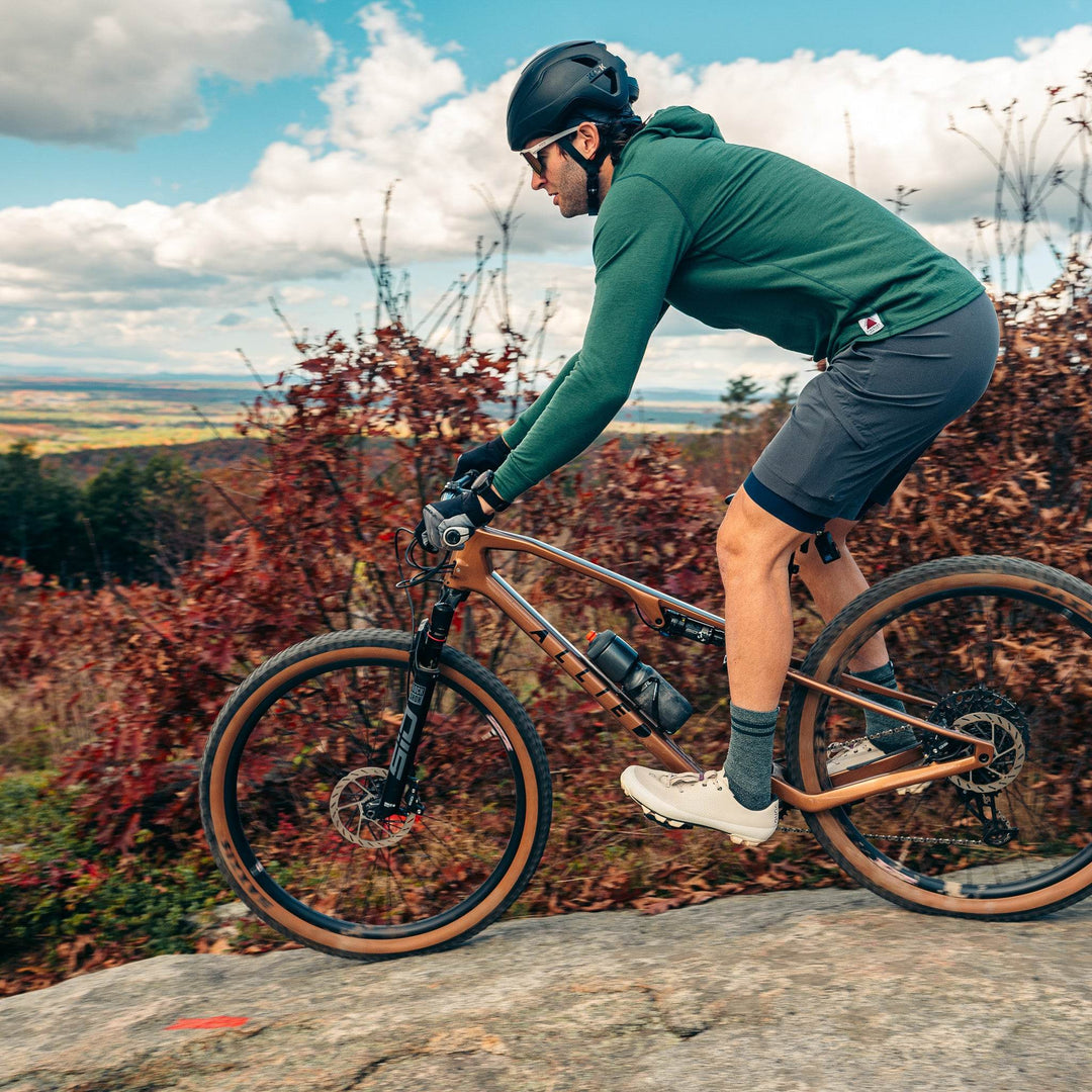 All Season Merino Wool Hoodie - Pine - Pinebury