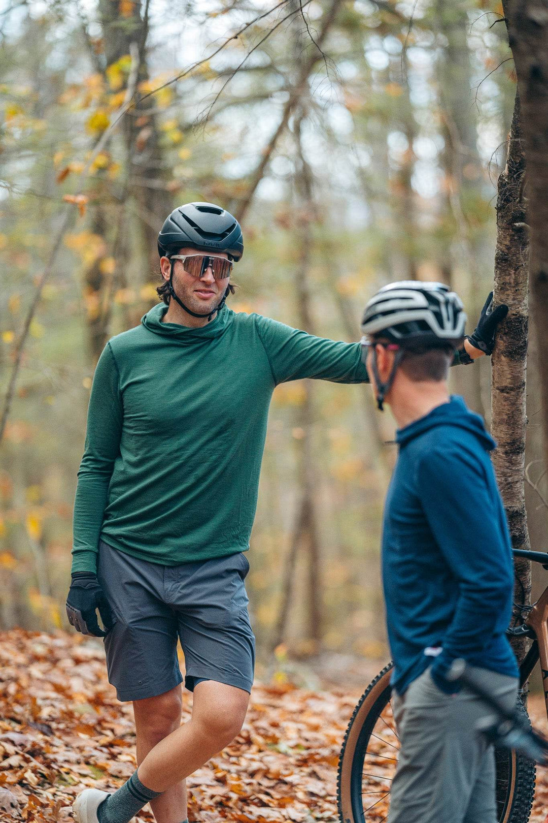 All Season Merino Wool Hoodie - Pine - Pinebury
