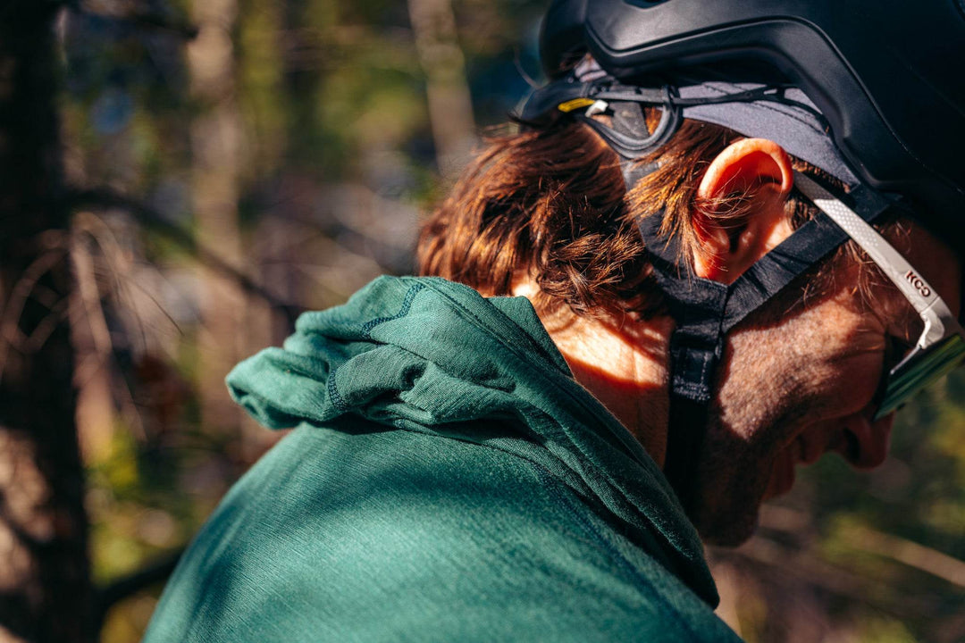 All Season Merino Wool Hoodie - Pine - Pinebury