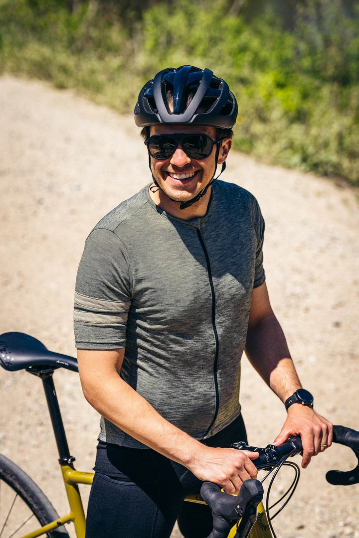 Summer Wool Short Sleeve Cycling Jersey - Evergreen - Pinebury