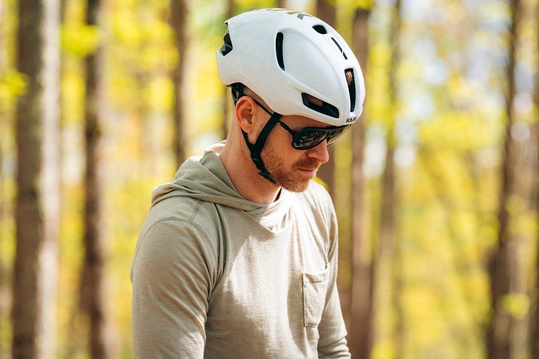 Summer Wool Hoodie Sun Shirt - Khaki - Pinebury