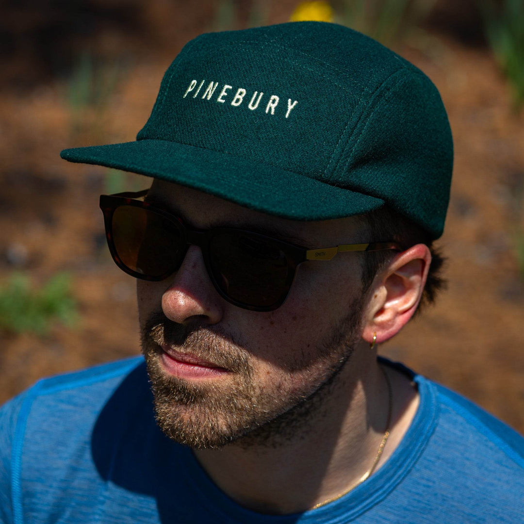 Pinebury Wool Camp Hat - Green - Pinebury