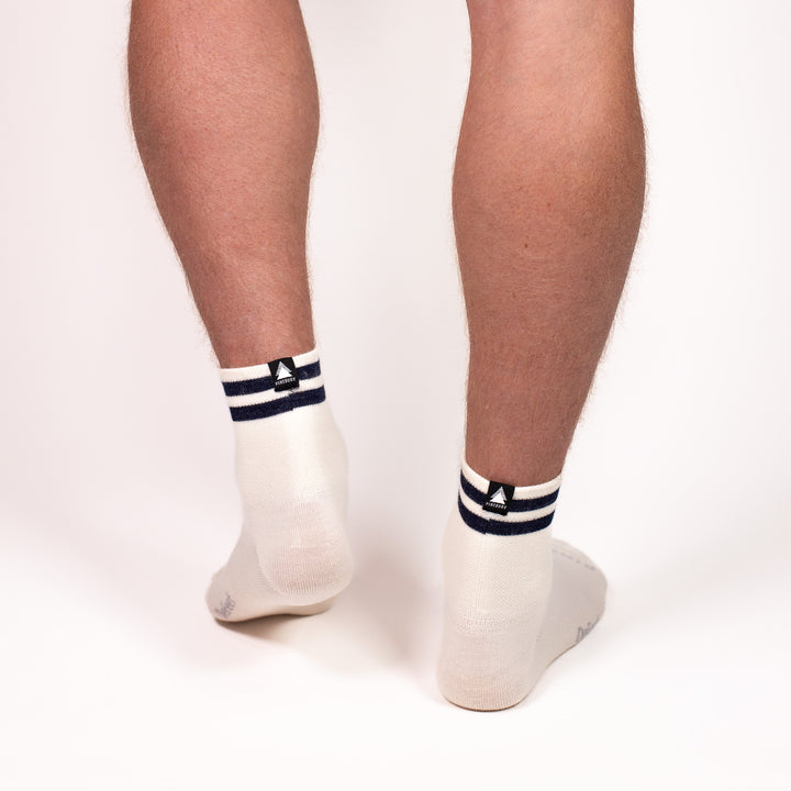 Summer Merino Wool 3" Sock - Natural