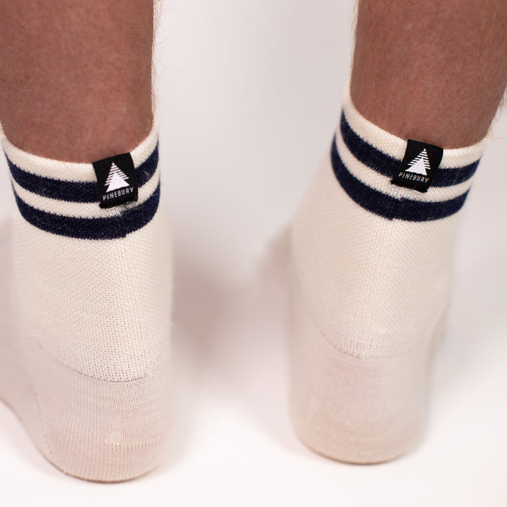 Summer Merino Wool 3" Sock - Natural