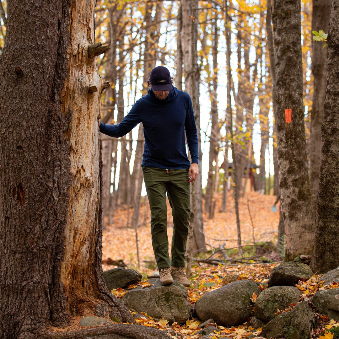 All Season Merino Wool Hoodie - Atlantic Blue - Pinebury