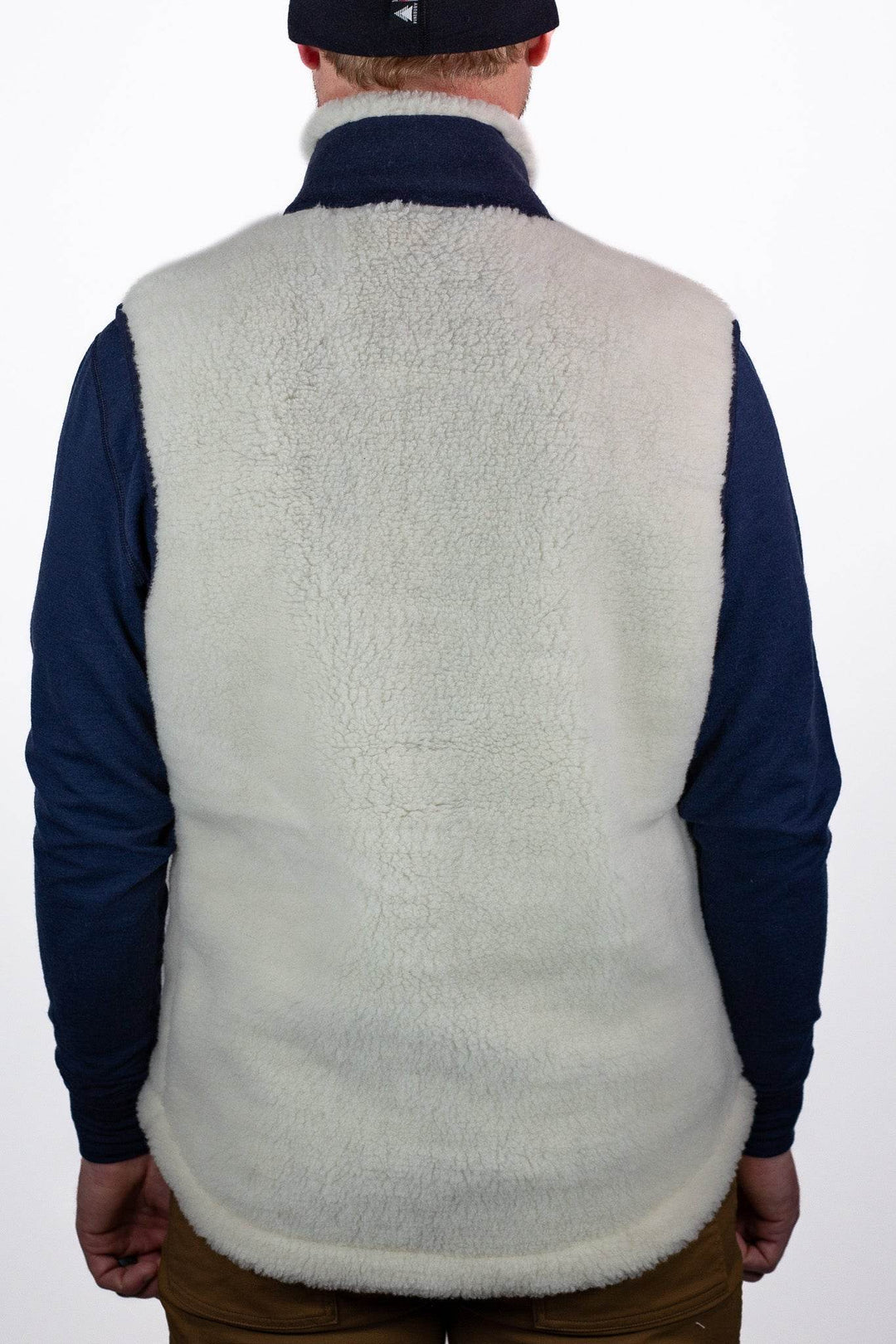 The Merino Wool Lodge Vest - Natural - Pinebury