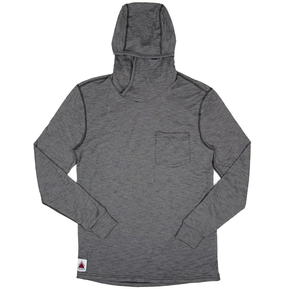 Summer Wool Hoodie Sun Shirt - Gray Stone - Pinebury