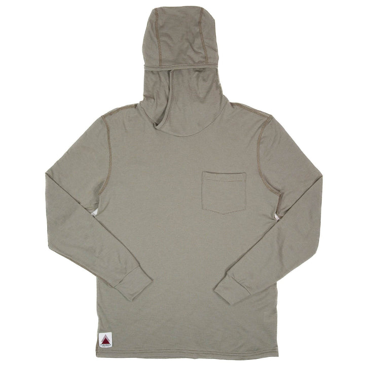 Summer Wool Hoodie Sun Shirt - Khaki - Pinebury