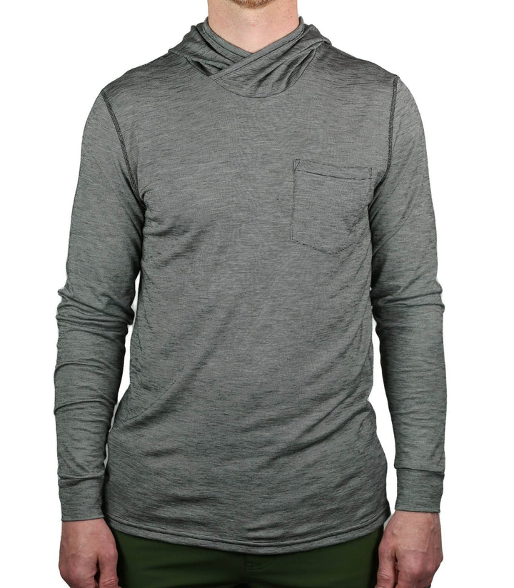 Summer Wool Hoodie Sun Shirt - Evergreen - Pinebury