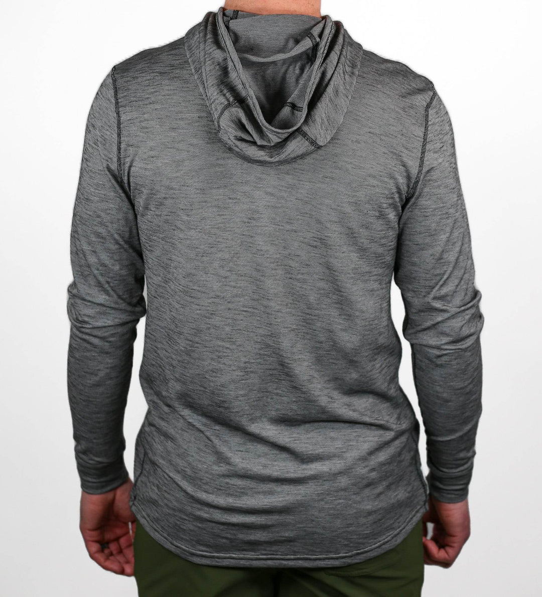 Summer Wool Hoodie Sun Shirt - Gray Stone - Pinebury
