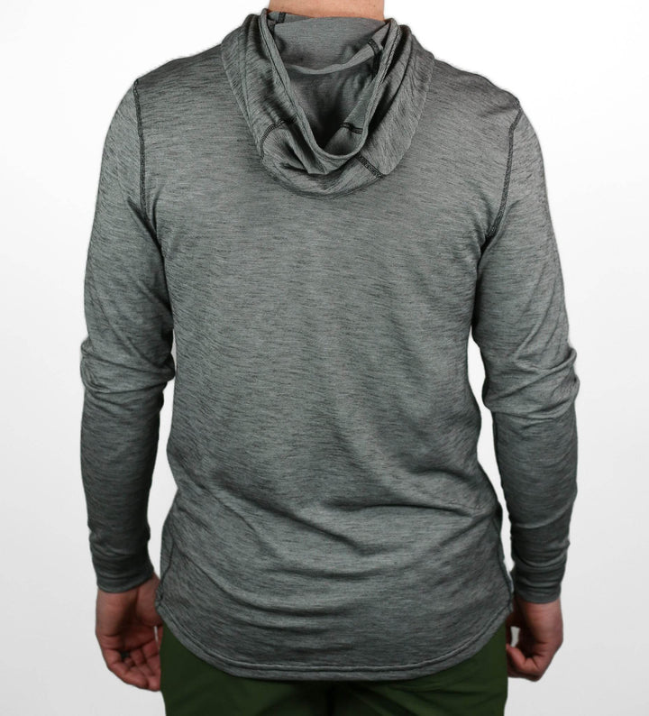 Summer Wool Hoodie Sun Shirt - Evergreen - Pinebury