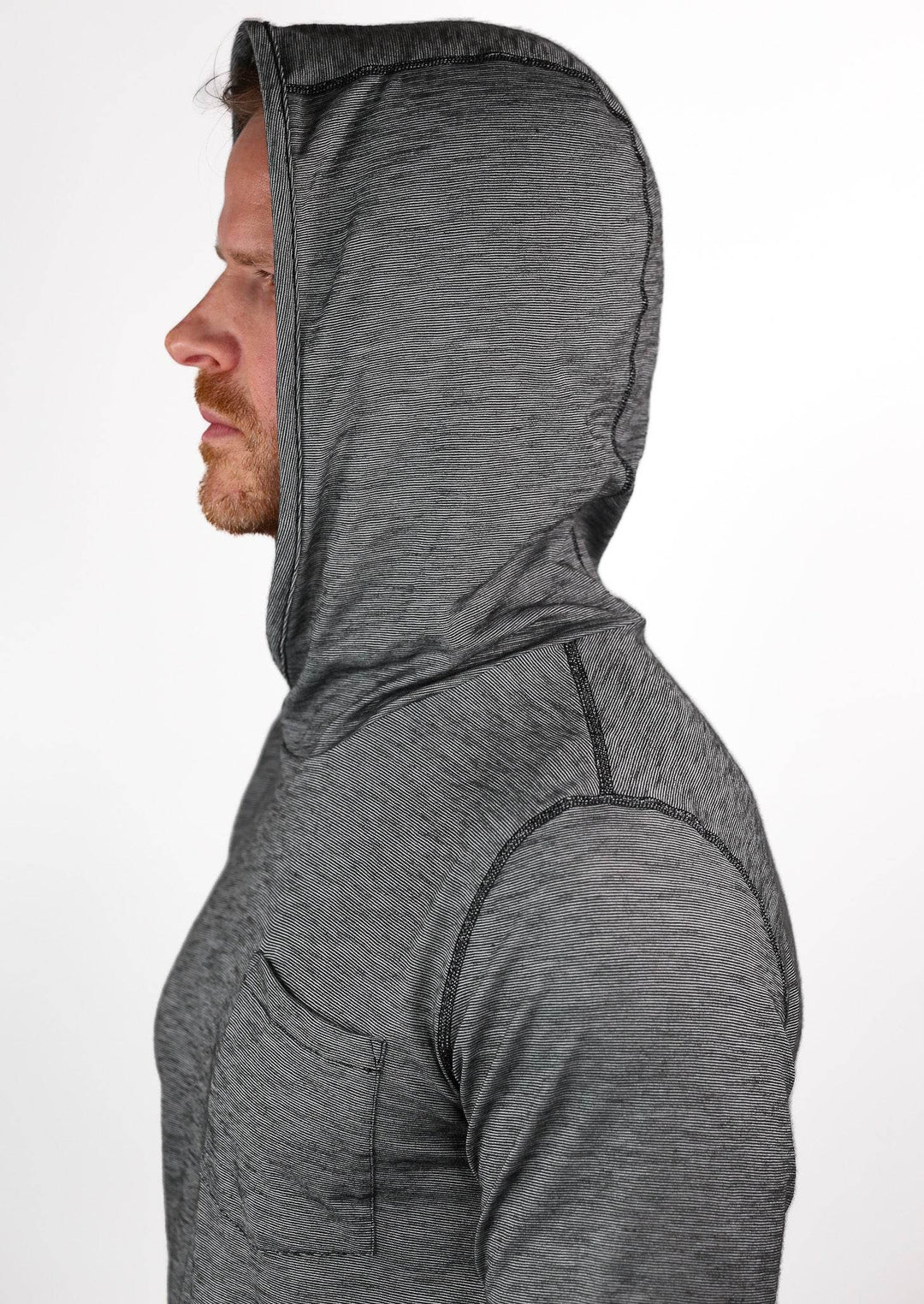 Summer Wool Hoodie Sun Shirt - Gray Stone - Pinebury