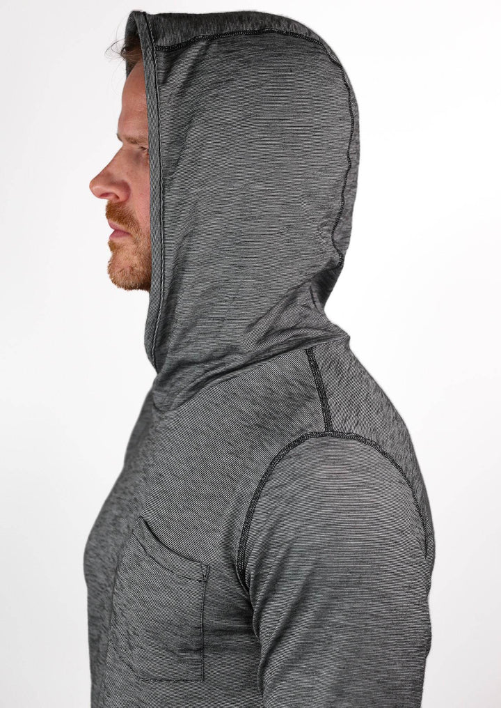 Summer Wool Hoodie Sun Shirt - Gray Stone - Pinebury