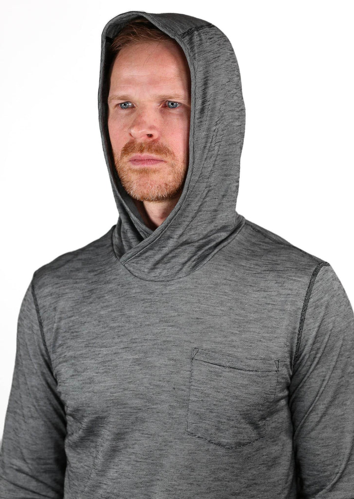 Summer Wool Hoodie Sun Shirt - Gray Stone - Pinebury