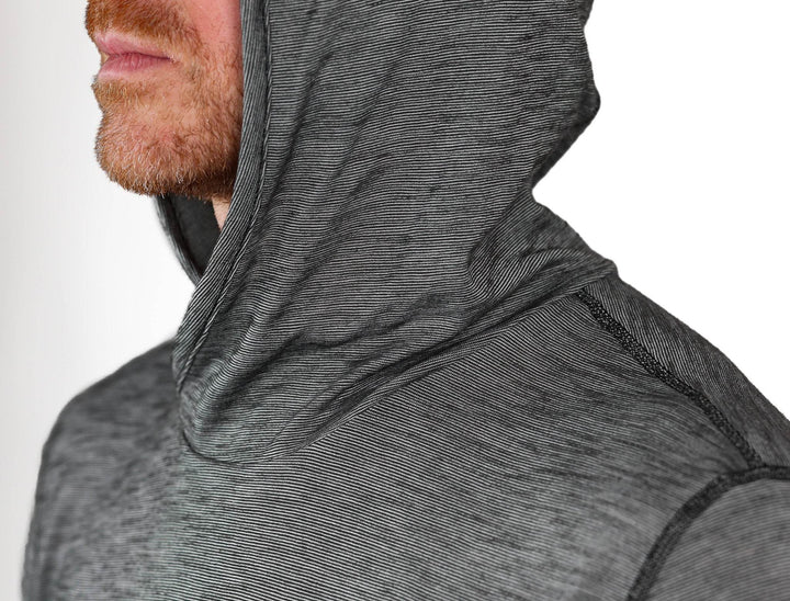 Summer Wool Hoodie Sun Shirt - Gray Stone - Pinebury