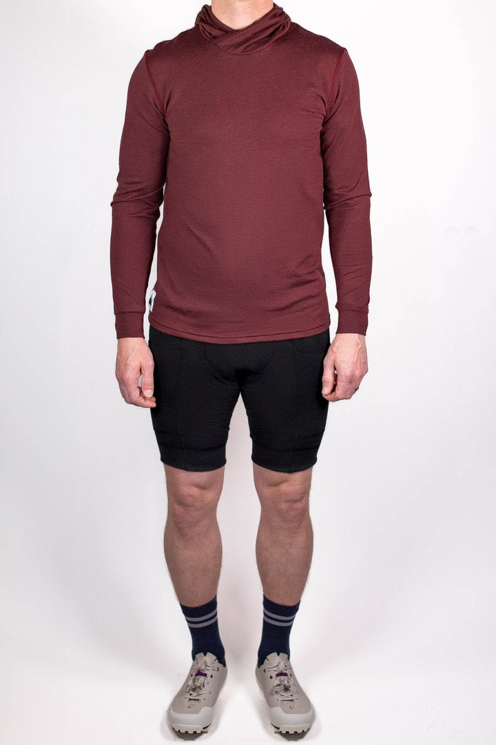 The Merino Wool Cargo Bib Shorts - Black - Pinebury