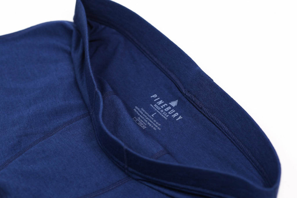 Merino Wool Boxer Brief - Blue - Pinebury