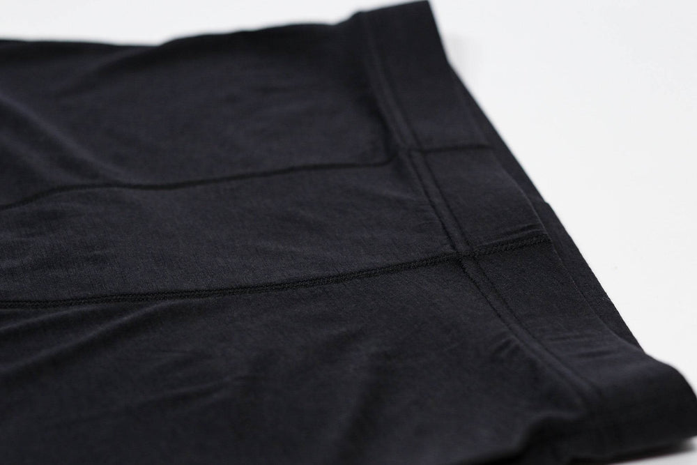Merino Wool Boxer Brief - Black - Pinebury