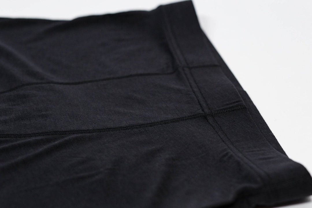 Merino Wool Boxer Brief - Black - Pinebury