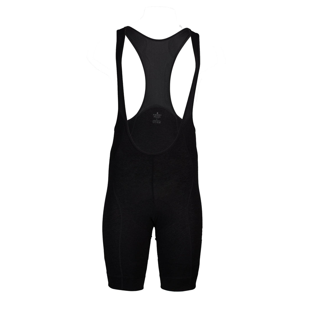 The Merino Wool Bib Shorts - Black - Pinebury