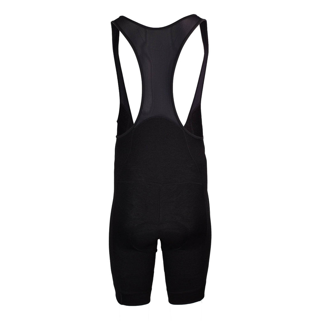 The Merino Wool Bib Shorts - Black - Pinebury