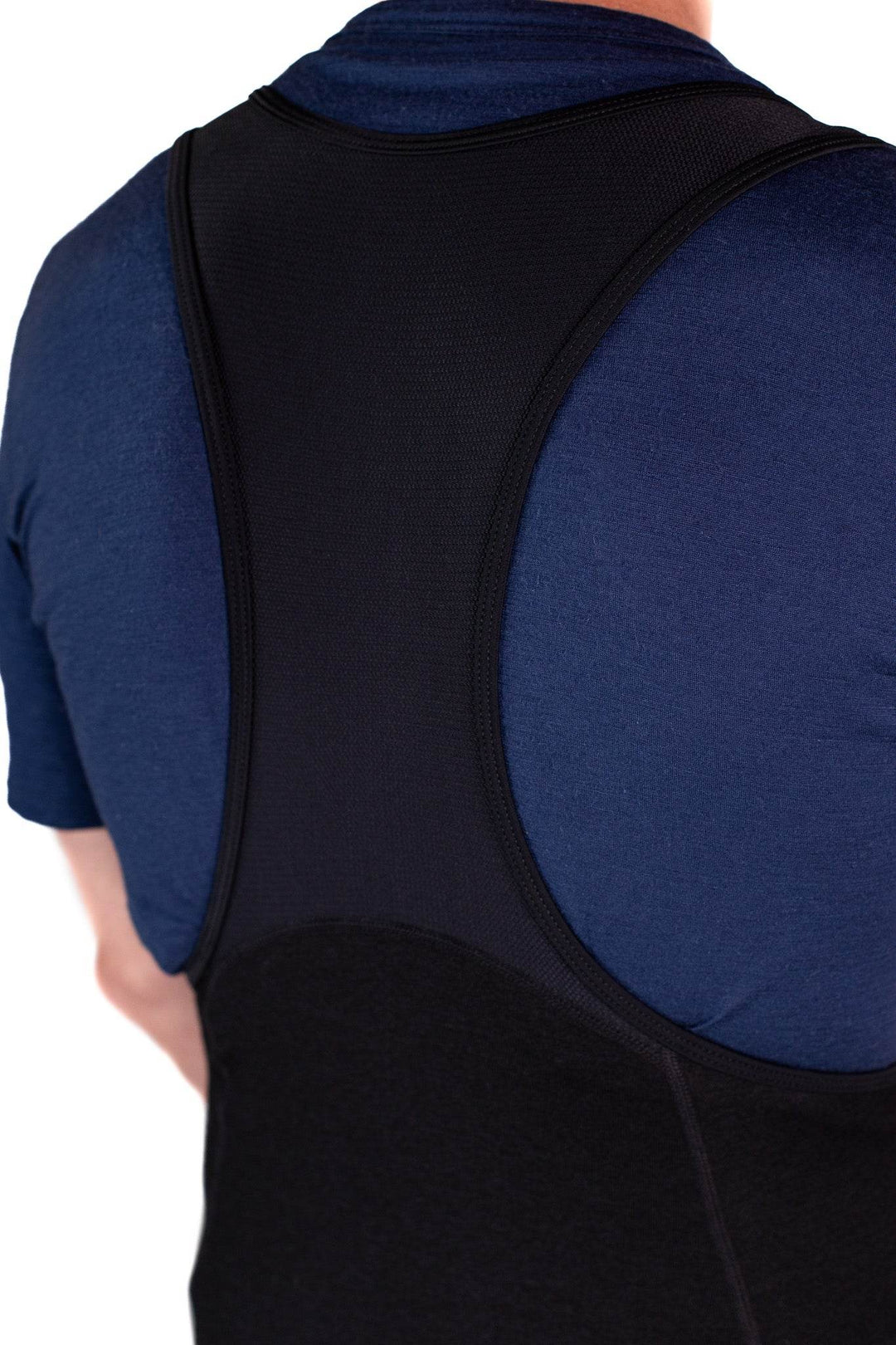 The Merino Wool Bib Shorts - Black - Pinebury