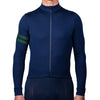 Every-Season Long Sleeve Merino Wool Cycling Jersey - Atlantic Blue