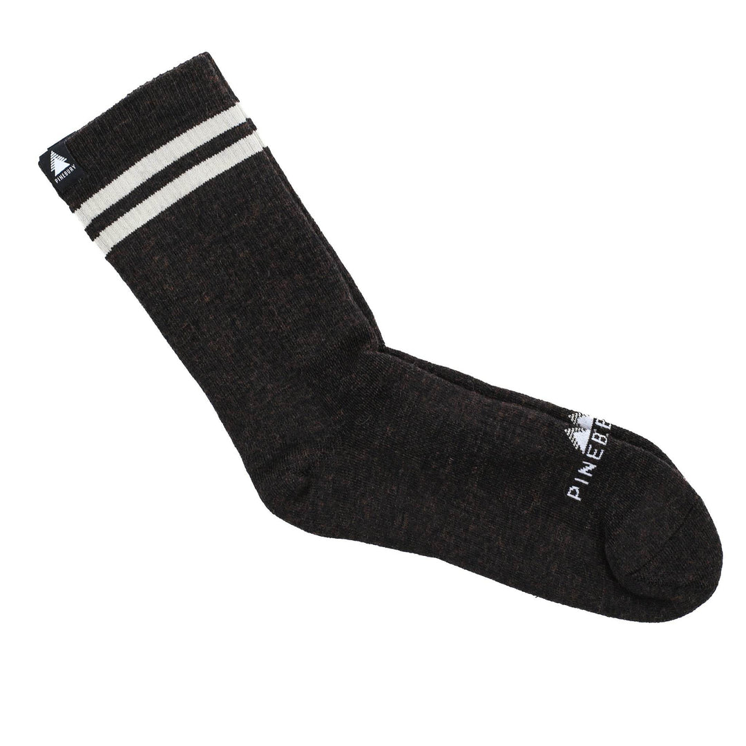 Mountain Merino Wool Sock - Dark Brown - Pinebury