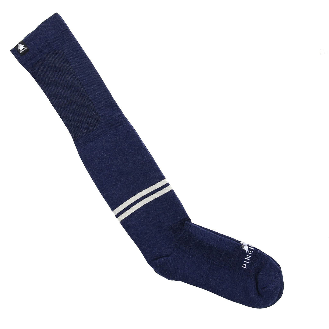 Mountain Merino Wool Sock Knee High - Navy - Pinebury