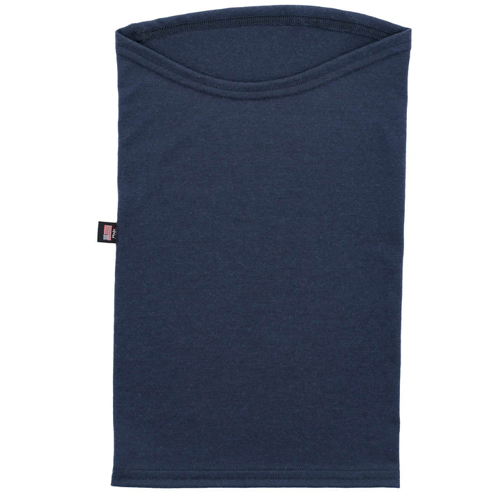 Every-Season Merino Wool Neck Warmer - Navy - Pinebury
