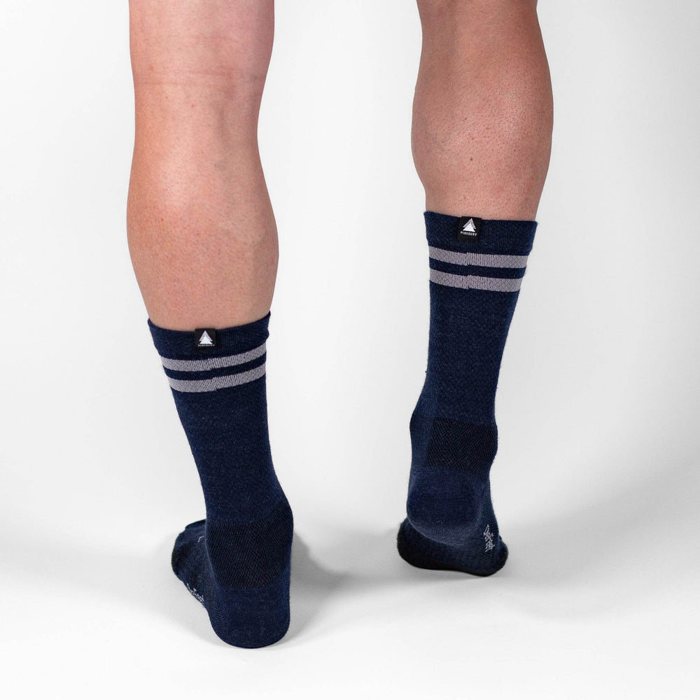 Signature Merino Wool Sock - Navy - Pinebury