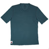 Summer Wool Short Sleeve Merino Wool Pocket Tee - Silver Pine