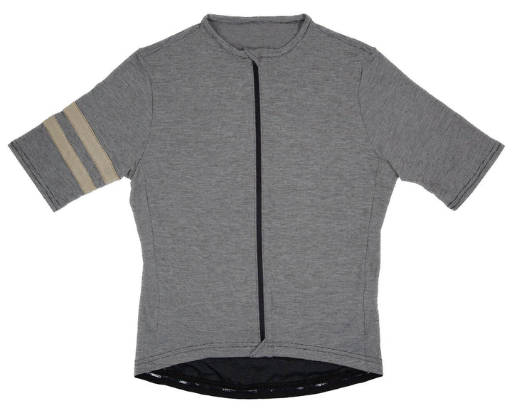 Summer Wool Short Sleeve Cycling Jersey - Greystone - Pinebury