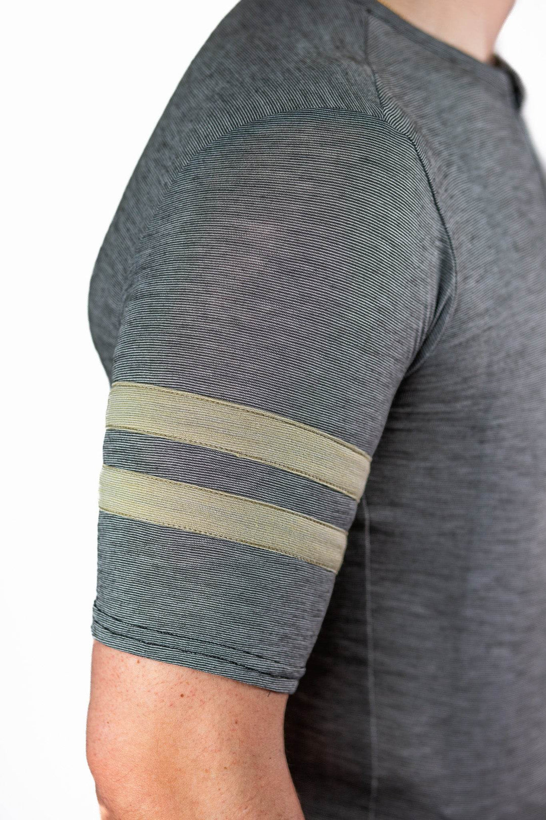 Summer Wool Short Sleeve Cycling Jersey - Greystone - Pinebury