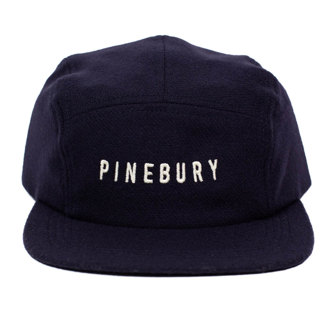 Pinebury Wool Camp Hat - Navy - Pinebury