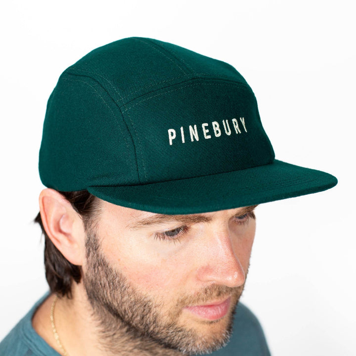 Pinebury Wool Camp Hat - Green - Pinebury