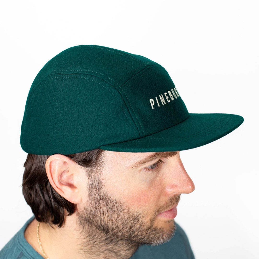 Pinebury Wool Camp Hat - Green - Pinebury