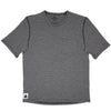 Summer Wool Short Sleeve Merino Wool Pocket Tee - Gray Stone