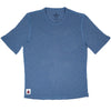 Summer Wool Short Sleeve Merino Wool Tee - Faded Blue
