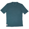 Summer Wool Short Sleeve Merino Wool Tee - Silver Pine