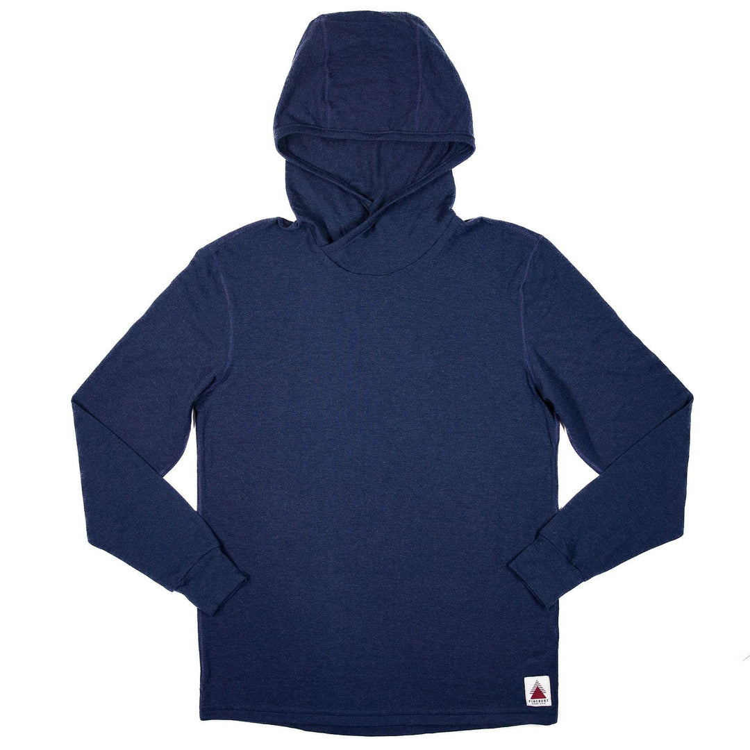 All Season Merino Wool Hoodie - Atlantic Blue - Pinebury