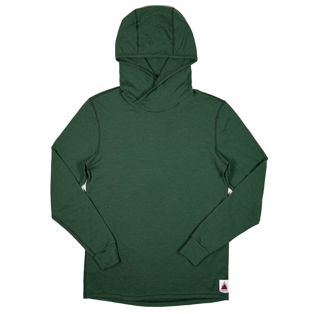 All Season Merino Wool Hoodie - Pine - Pinebury