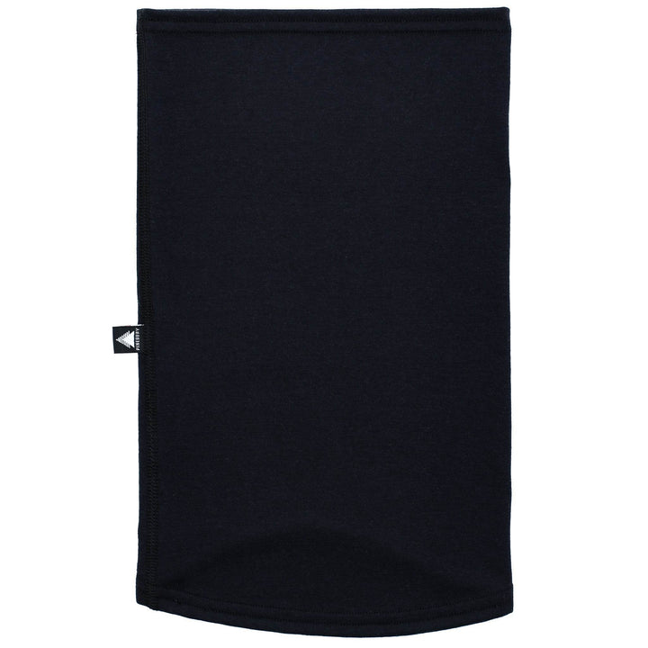 Lightweight Merino Wool Neck Warmer - Black - Pinebury