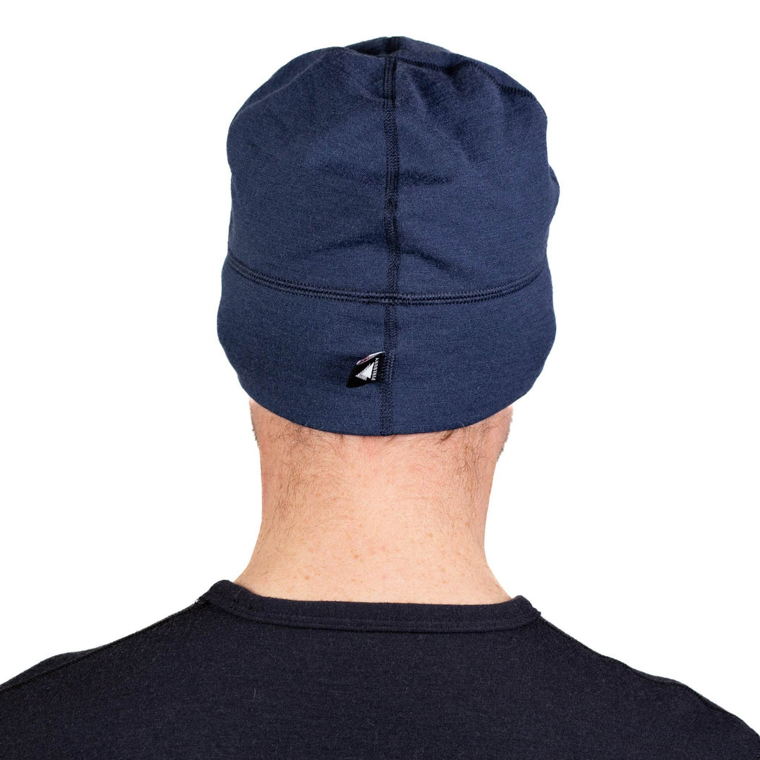 Winter Wool Merino Wool Hat - Navy - Pinebury