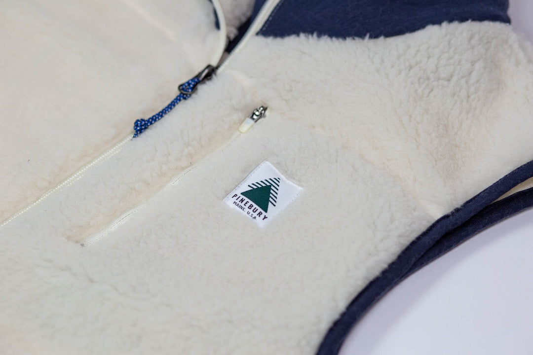 The Merino Wool Lodge Vest - Natural - Pinebury